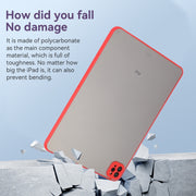 For iPad Pro 11 2024 Skin Feel 2 in 1 PC Hybrid TPU Tablet Case(Red)