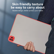 For iPad Pro 13 2024 Skin Feel 2 in 1 PC Hybrid TPU Tablet Case(Red)