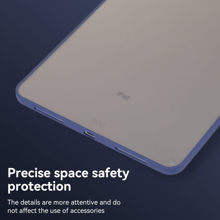 For iPad Pro 13 2024 Skin Feel 2 in 1 PC Hybrid TPU Tablet Case(Blue)