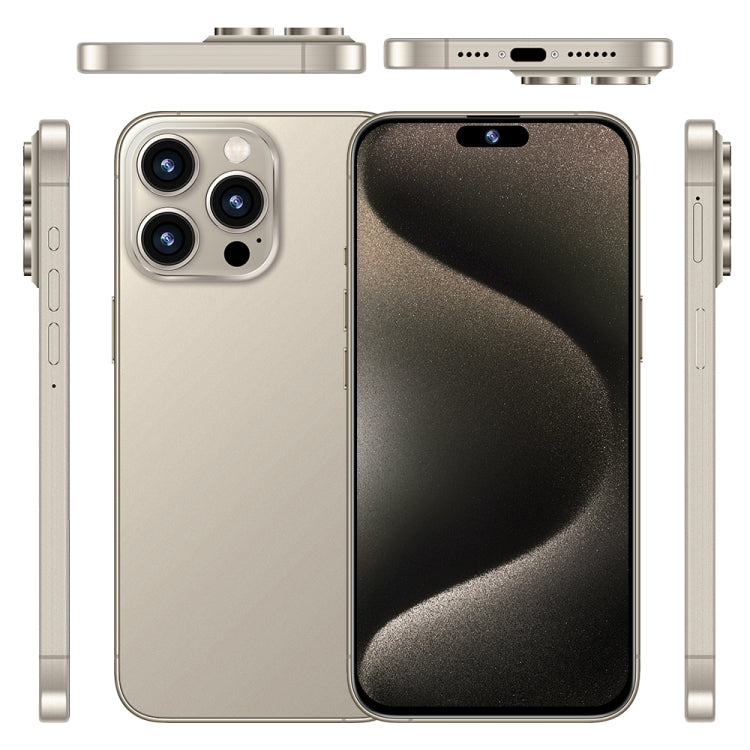 i15 Pro Max / Q5A, 6GB+128GB, 6.5 inch Screen, Face Identification, Android 10 MTK6762 Octa Core, OTG, NFC, Network: 4G, Dual SIM(Titanium Grey)