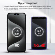 i15 Pro Max / Q5A, 6GB+128GB, 6.5 inch Screen, Face Identification, Android 10 MTK6762 Octa Core, OTG, NFC, Network: 4G, Dual SIM(Titanium Grey)
