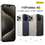 i15 Pro Max / Q5A, 6GB+128GB, 6.5 inch Screen, Face Identification, Android 10 MTK6762 Octa Core, OTG, NFC, Network: 4G, Dual SIM(Titanium Grey)