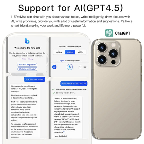 i15 Pro Max / Q5A, 6GB+128GB, 6.5 inch Screen, Face Identification, Android 10 MTK6762 Octa Core, OTG, NFC, Network: 4G, Dual SIM(Titanium Grey)