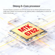 i15 Pro Max / Q5A, 6GB+128GB, 6.5 inch Screen, Face Identification, Android 10 MTK6762 Octa Core, OTG, NFC, Network: 4G, Dual SIM(Titanium Grey)