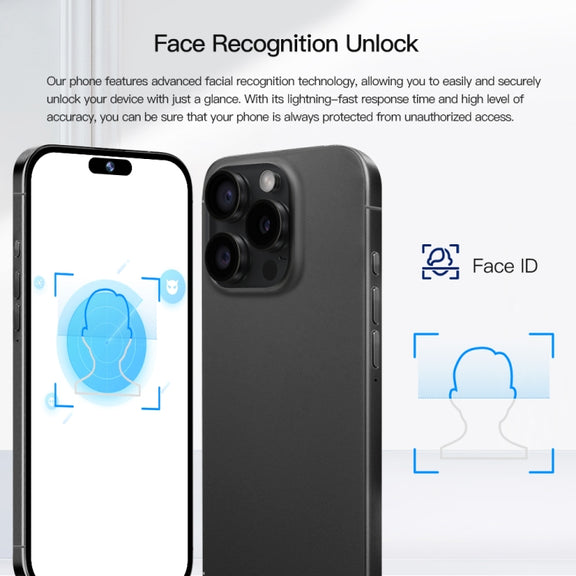 i15 Pro Max / Q5A, 6GB+128GB, 6.5 inch Screen, Face Identification, Android 10 MTK6762 Octa Core, OTG, NFC, Network: 4G, Dual SIM(Titanium Grey)