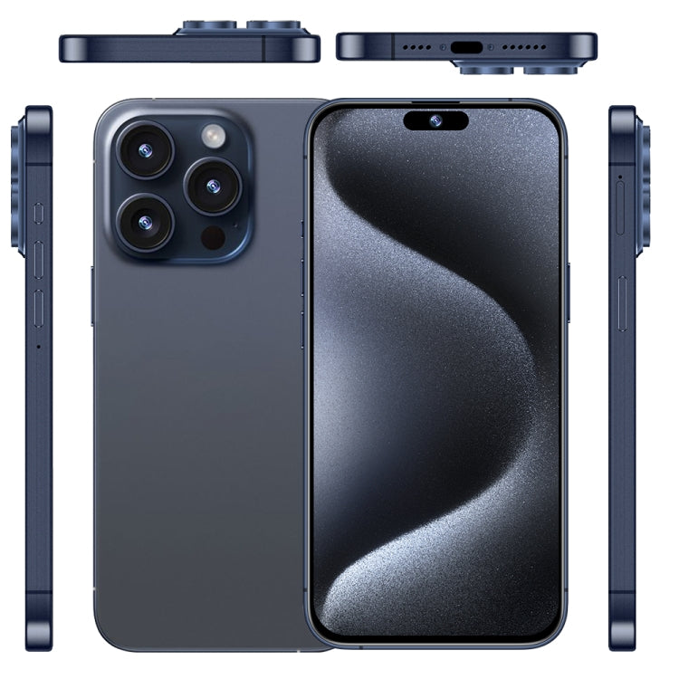 i15 Pro Max / Q5, 2GB+16GB, 6.5 inch Screen, Face Identification, Android 8.1 MTK6580P Quad Core, Network: 3G, Dual SIM(Titanium Blue)