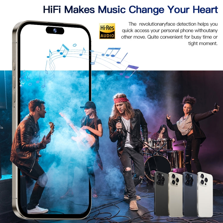 i15 Pro Max / Q5, 2GB+16GB, 6.5 inch Screen, Face Identification, Android 8.1 MTK6580P Quad Core, Network: 3G, Dual SIM(Titanium Grey)