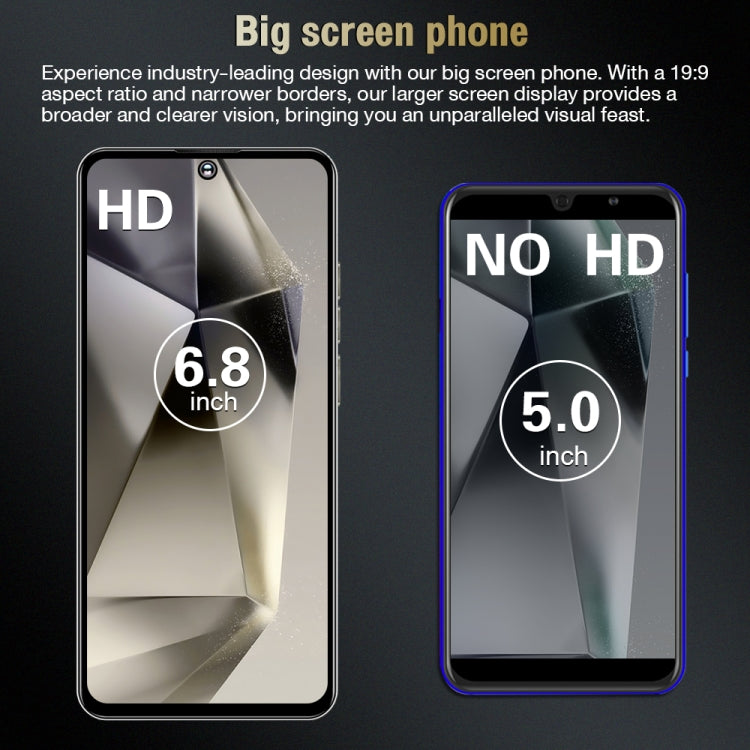 S24 Ultra / C24, 2GB+16GB, 6.8 inch Screen, Android 8.1 7731E Quad Core, Network: 3G, OTG, Dual SIM(Yellow)