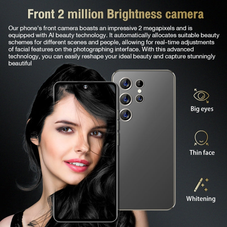 S24 Ultra / C24, 2GB+16GB, 6.8 inch Screen, Android 8.1 7731E Quad Core, Network: 3G, OTG, Dual SIM(Yellow)