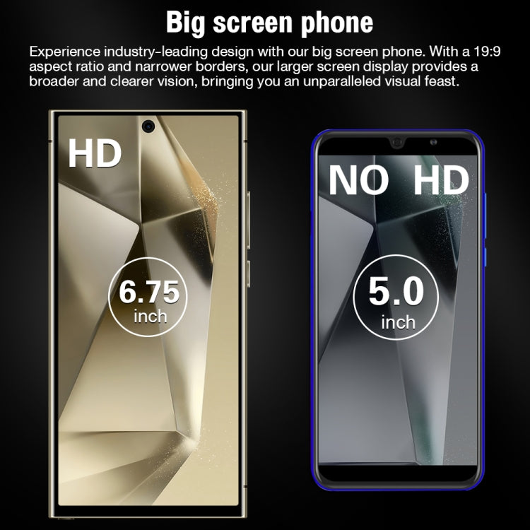 S24 Ultra / L26A, 3GB+64GB, 6.75 inch Screen, Android 8.1 MTK6753 Octa Core, Network: 4G, Dual SIM(Gold)