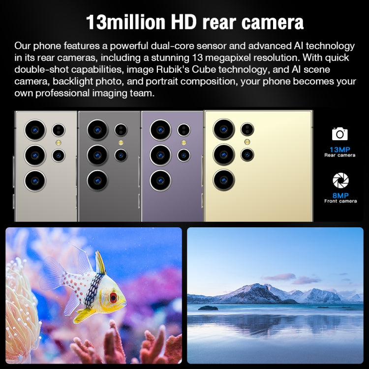 S24 Ultra / L26A, 3GB+64GB, 6.75 inch Screen, Android 8.1 MTK6753 Octa Core, Network: 4G, Dual SIM(Gold)