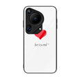 For Huawei Pura 70 Ultra Colorful Painted Glass Phone Case(Red Heart) - Huawei Cases by PMC Jewellery | Online Shopping South Africa | PMC Jewellery | Buy Now Pay Later Mobicred