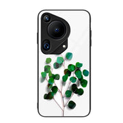 For Huawei Pura 70 Ultra Colorful Painted Glass Phone Case(Sapling)
