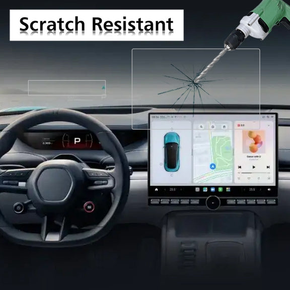 For XIAOMI SU7 2pcs Car Navigator Protective Film Tempered Glass Film