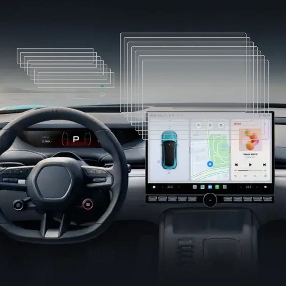 For XIAOMI SU7 25pcs Car Navigator Protective Film Tempered Glass Film