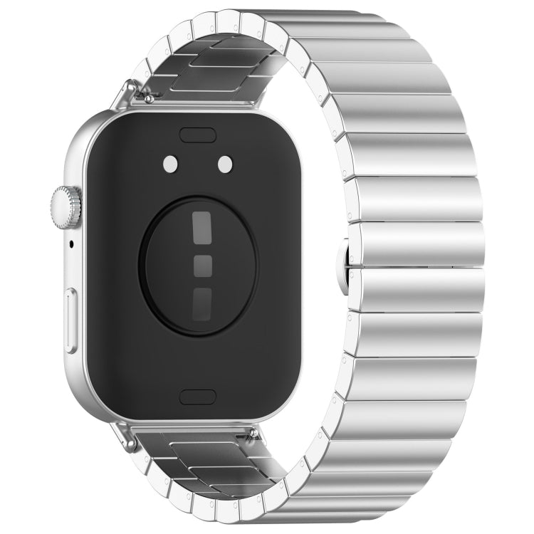 For Huawei Watch Fit3 One Bead Stainless Steel Watch Band(Silver)