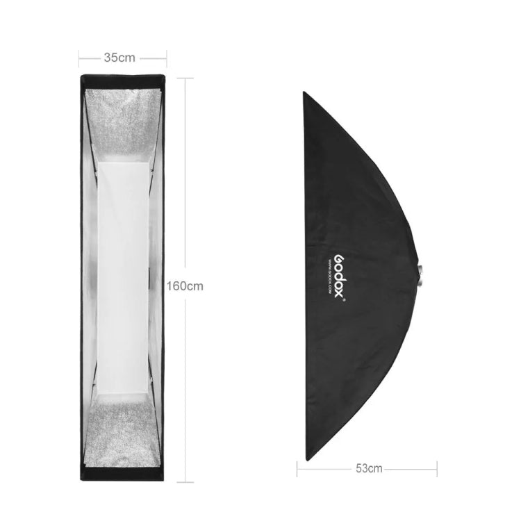 Godox SB-FW Series Bowens Mount Softbox Honeycomb Grid, Size:35 x 160cm