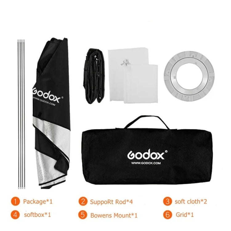 Godox SB-FW Series Bowens Mount Softbox Honeycomb Grid, Size:35 x 160cm