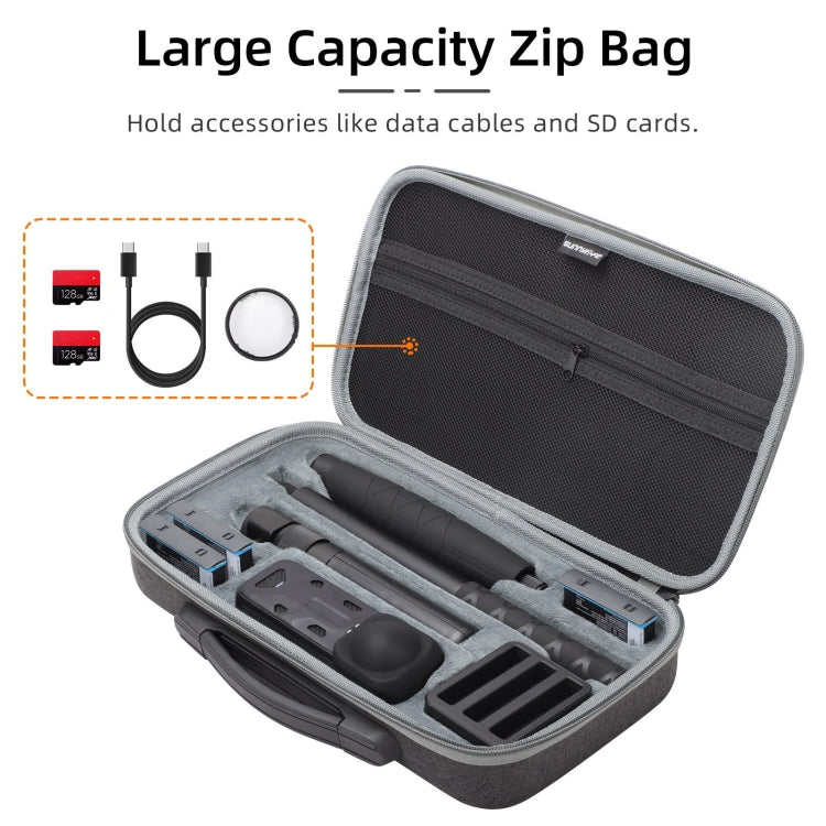 For Insta360 X4 / X5 Sunnylife Carrying Case Handbag, Model:X4-B816 Combo Bag