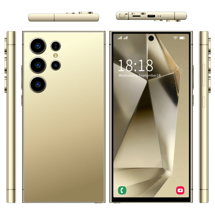 S24 Ultra / L26, L26 2GB+16GB, 6.75 inch Screen, Face Identification, Android 8.1 MTK6580P Quad Core, Network: 3G, Dual SIM(Gold)