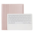 For iPad Pro 13 2024 A13B Detachable Ultra-Thin Bluetooth Keyboard Leather Tablet Case with Pen Slot(Rose Gold) - For iPad Pro by PMC TechLife | Online Shopping South Africa | PMC TechLife | Buy Now Pay Later Mobicred