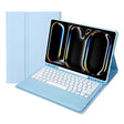 For iPad Pro 13 2024 A13B Detachable Ultra-Thin Bluetooth Keyboard Leather Tablet Case with Pen Slot(Light Blue) - For iPad Pro by PMC TechLife | Online Shopping South Africa | PMC TechLife | Buy Now Pay Later Mobicred