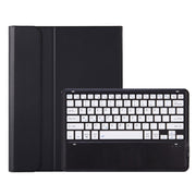 For iPad Pro 13 2024 A13B Detachable Ultra-Thin Bluetooth Keyboard Leather Tablet Case with Pen Slot(Black White)
