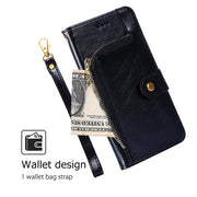 For Google Pixel 8a Zipper Bag Leather Phone Case(Black)