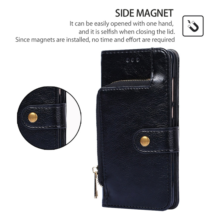 For Google Pixel 8a Zipper Bag Leather Phone Case(Black)
