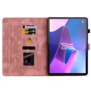 For Lenovo Tab P11 Pro Gen 2 11.2 Lily Embossed Leather Tablet Case(Pink)