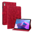 For Lenovo Tab P11 Gen 2 11.5 Lily Embossed Leather Tablet Case(Red) - Lenovo by PMC TechLife | Online Shopping South Africa | PMC TechLife | Buy Now Pay Later Mobicred
