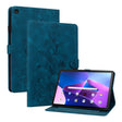 For Lenovo Tab M10 Plus 10.6 3rd Gen Lily Embossed Leather Tablet Case(Dark Blue) - Lenovo by PMC TechLife | Online Shopping South Africa | PMC TechLife | Buy Now Pay Later Mobicred