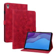 For Lenovo Tab M10 HD Gen2 Lily Embossed Leather Tablet Case(Red) - Lenovo by PMC TechLife | Online Shopping South Africa | PMC TechLife | Buy Now Pay Later Mobicred