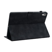For Lenovo Tab M10 HD Gen2 Lily Embossed Leather Tablet Case(Black)