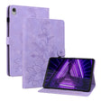For Lenovo M10 Plus 10.3 Lily Embossed Leather Tablet Case(Purple) - Lenovo by PMC TechLife | Online Shopping South Africa | PMC TechLife | Buy Now Pay Later Mobicred