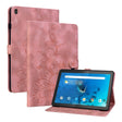For Lenovo Tab M10 X605 /M10 HD X505 Lily Embossed Leather Tablet Case(Pink) - Lenovo by PMC TechLife | Online Shopping South Africa | PMC TechLife | Buy Now Pay Later Mobicred