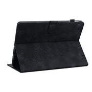 For Lenovo Tab M10 X605 /M10 HD X505 Lily Embossed Leather Tablet Case(Black)