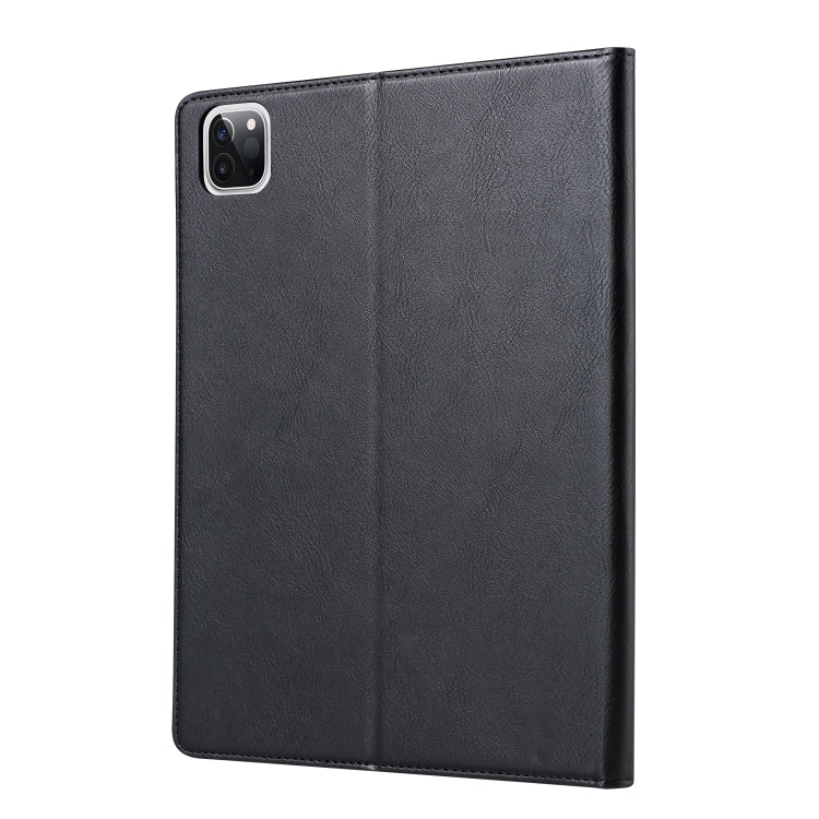 For iPad Pro 11 2024 Knead Skin Texture Horizontal Flip Leather Smart Tablet Case(Black)