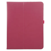 For iPad Air 11 2025 / 2024 Litchi Texture Solid Color Leather Tablet Case(Rose Red)