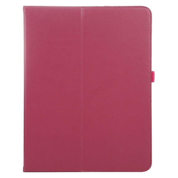 For iPad Air 11 2025 / 2024 Litchi Texture Solid Color Leather Tablet Case(Rose Red)