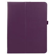 For iPad Air 11 2024 Litchi Texture Solid Color Leather Tablet Case(Purple)