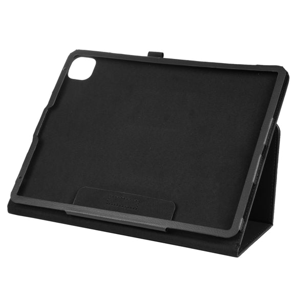 For iPad Air 11 2025 / 2024 Litchi Texture Solid Color Leather Tablet Case(Black)