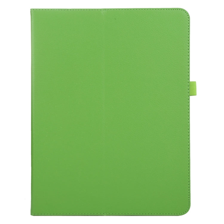 For iPad Pro 11 2024 Litchi Texture Solid Color Leather Tablet Case(Green)