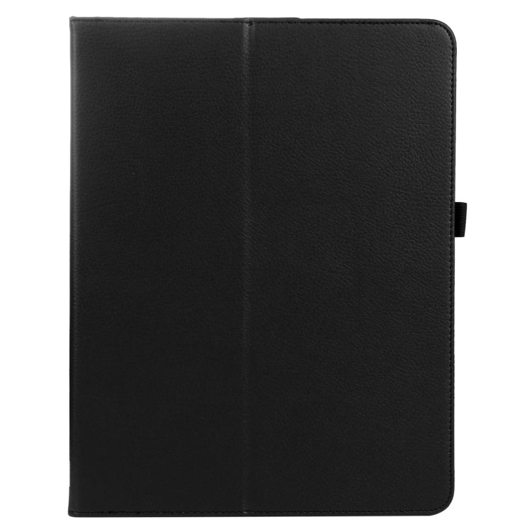 For iPad Pro 11 2024 Litchi Texture Solid Color Leather Tablet Case(Black)