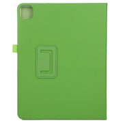 For iPad Pro 13 2024 Litchi Texture Solid Color Leather Tablet Case(Green)