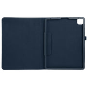 For iPad Pro 13 2024 Litchi Texture Solid Color Leather Tablet Case(Dark Blue)