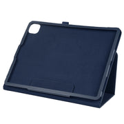 For iPad Pro 13 2024 Litchi Texture Solid Color Leather Tablet Case(Dark Blue)
