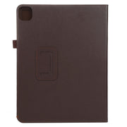 For iPad Pro 13 2024 Litchi Texture Solid Color Leather Tablet Case(Brown)