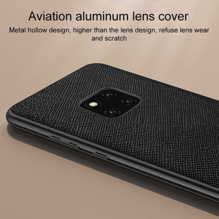 For Huawei Mate 60 Cross Texture PU Leather Phone Case(Dark Green)