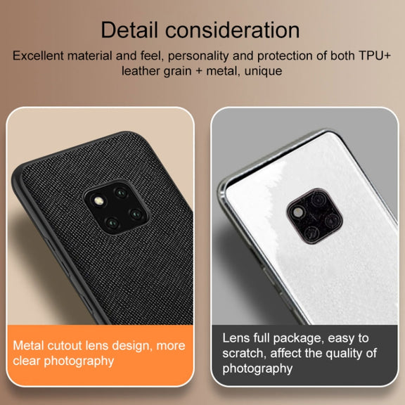 For Huawei Mate 60 Cross Texture PU Leather Phone Case(Dark Green)